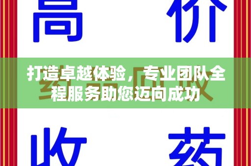 太原打造卓越体验，专业团队全程服务助您迈向成功